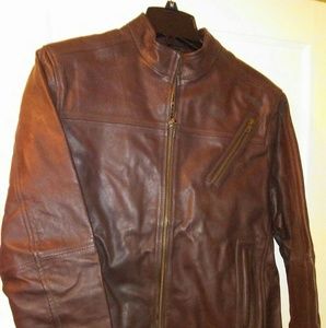 LAMBSKIN LEATHER COAT